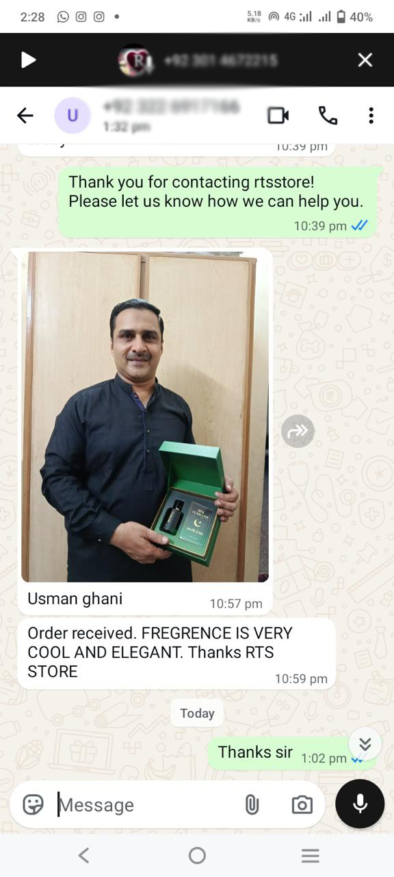Customer review screenshot