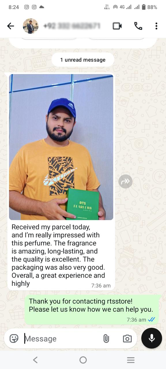 Customer review screenshot