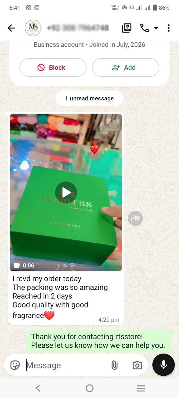 Customer review screenshot