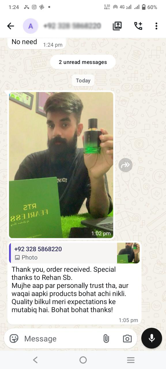 Customer review screenshot